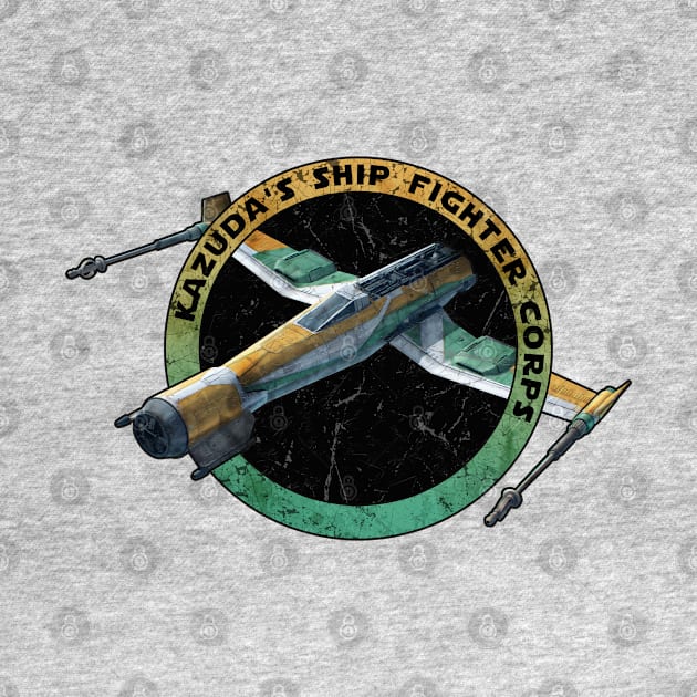 Kazuda's ship FIGHTER CORPS by mamahkian